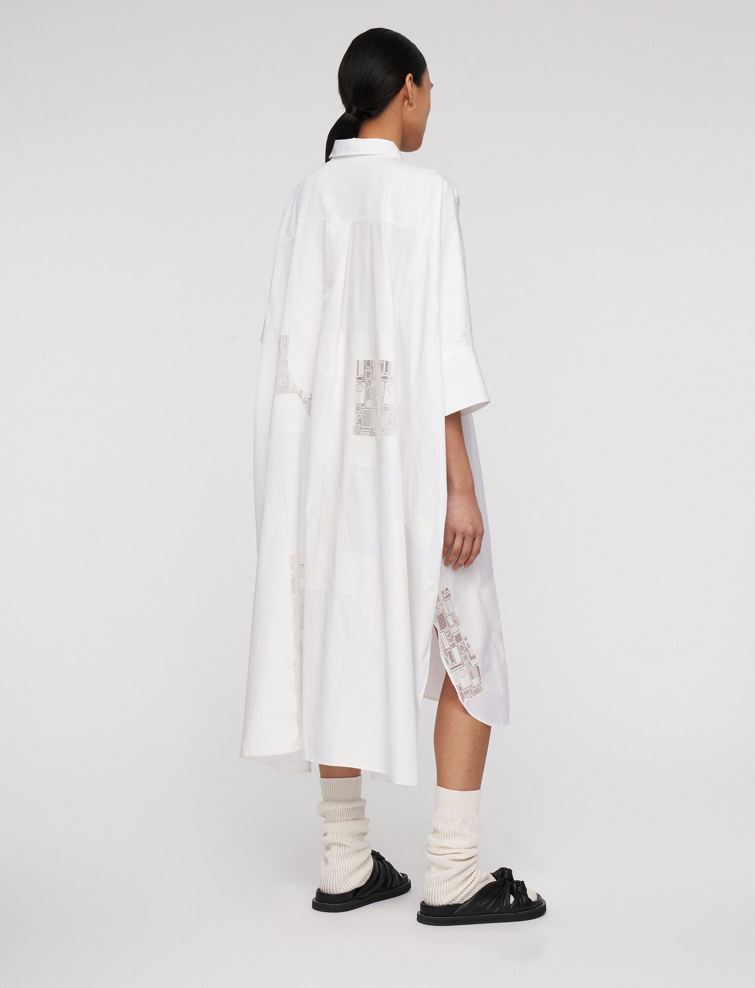 Joseph, Mix Animation Dania Dress, in White combo